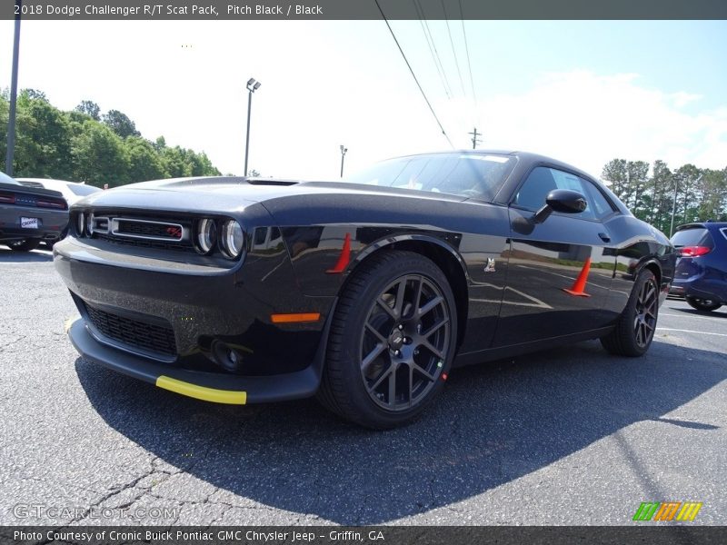 Pitch Black / Black 2018 Dodge Challenger R/T Scat Pack