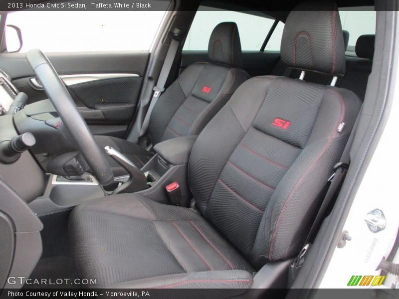 Taffeta White / Black 2013 Honda Civic Si Sedan
