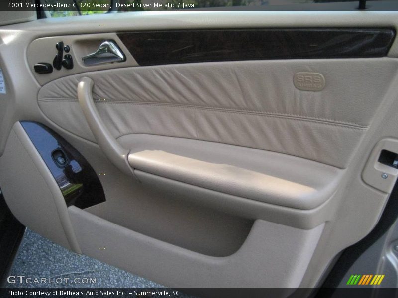 Desert Silver Metallic / Java 2001 Mercedes-Benz C 320 Sedan