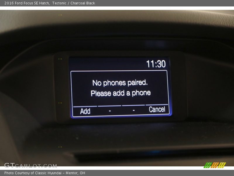 Tectonic / Charcoal Black 2016 Ford Focus SE Hatch
