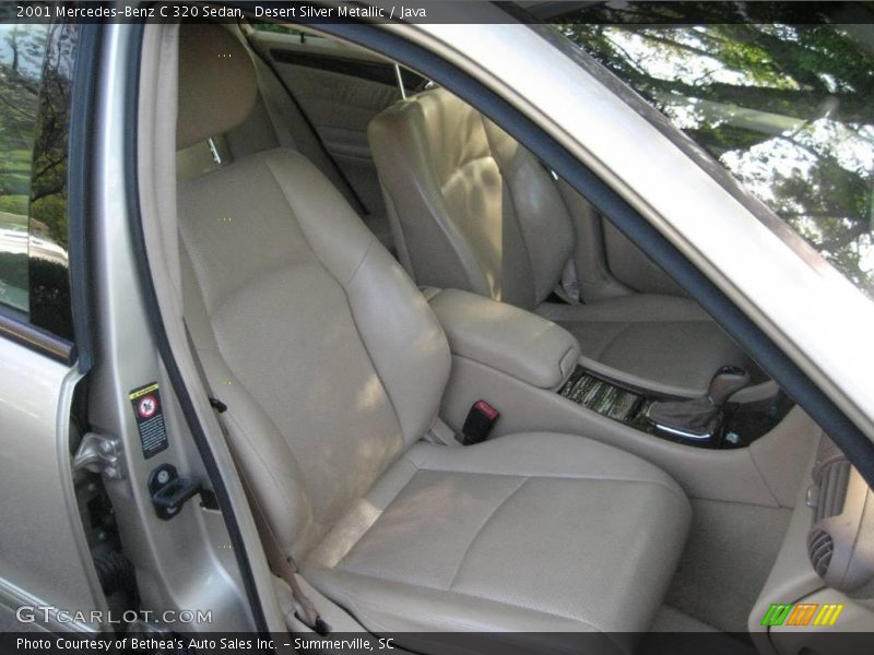 Desert Silver Metallic / Java 2001 Mercedes-Benz C 320 Sedan