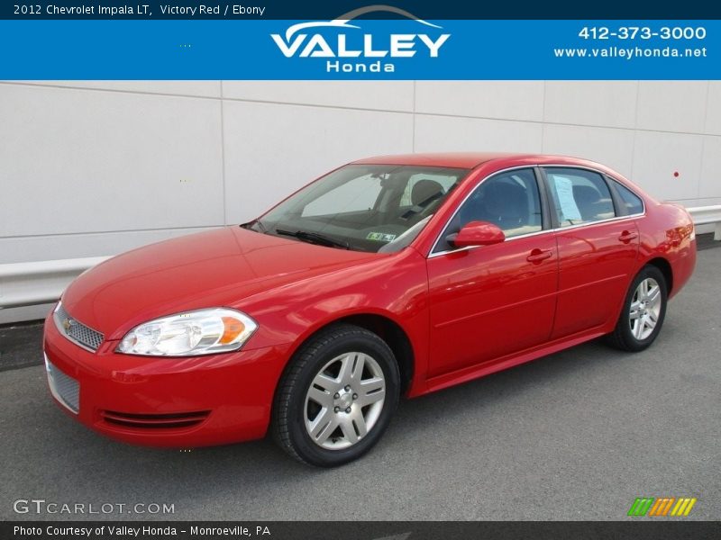 Victory Red / Ebony 2012 Chevrolet Impala LT
