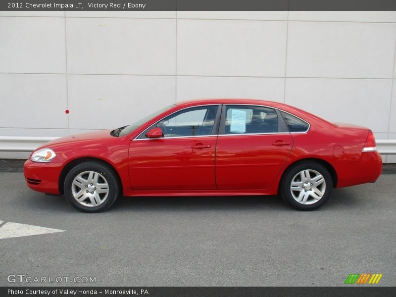 Victory Red / Ebony 2012 Chevrolet Impala LT