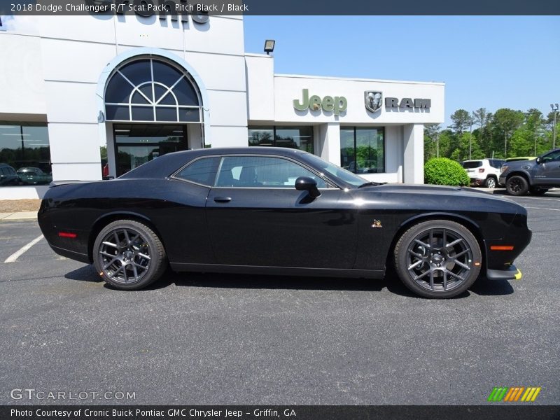 Pitch Black / Black 2018 Dodge Challenger R/T Scat Pack