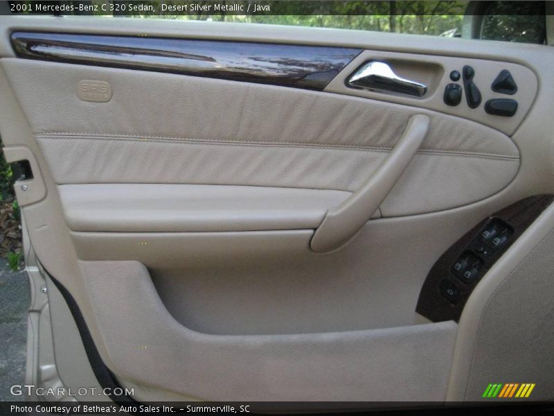 Desert Silver Metallic / Java 2001 Mercedes-Benz C 320 Sedan