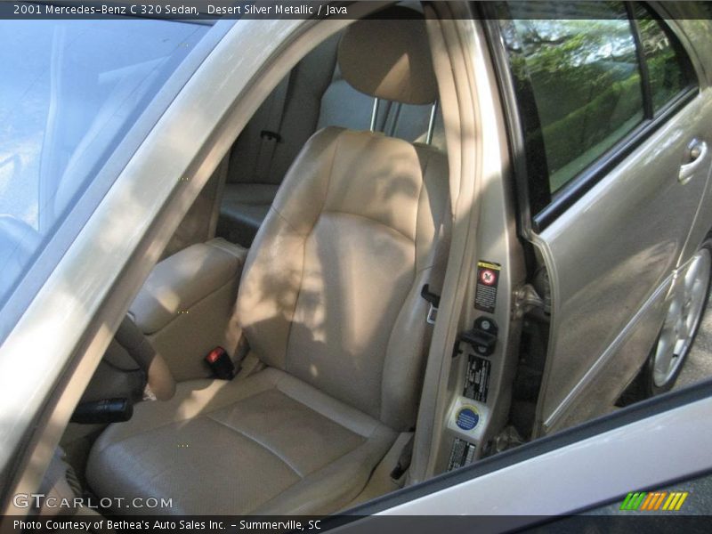 Desert Silver Metallic / Java 2001 Mercedes-Benz C 320 Sedan