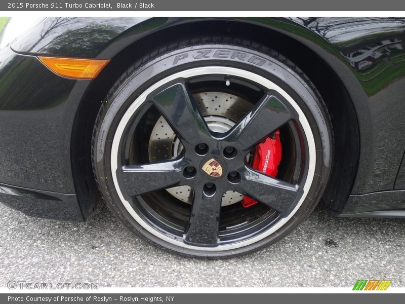 Black / Black 2015 Porsche 911 Turbo Cabriolet