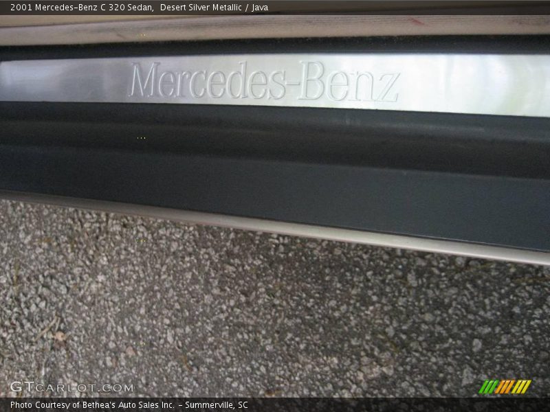 Desert Silver Metallic / Java 2001 Mercedes-Benz C 320 Sedan