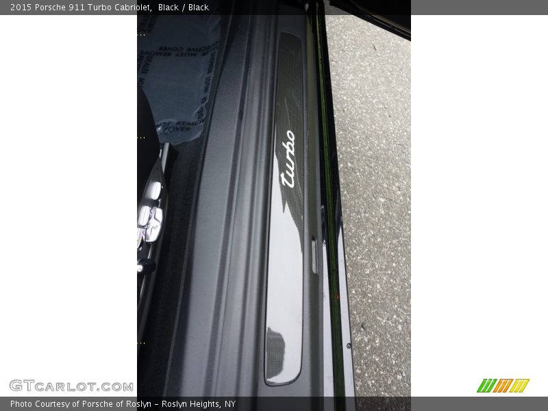 Black / Black 2015 Porsche 911 Turbo Cabriolet