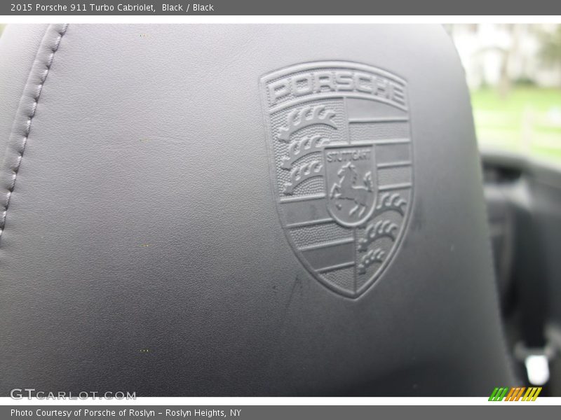 Black / Black 2015 Porsche 911 Turbo Cabriolet
