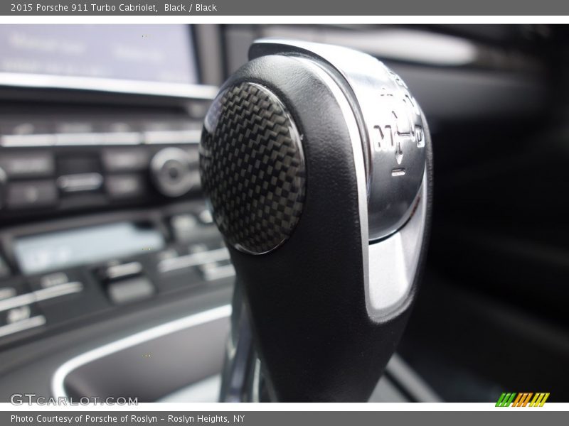 Black / Black 2015 Porsche 911 Turbo Cabriolet