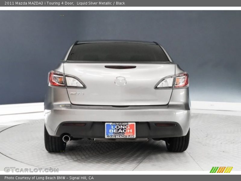 Liquid Silver Metallic / Black 2011 Mazda MAZDA3 i Touring 4 Door