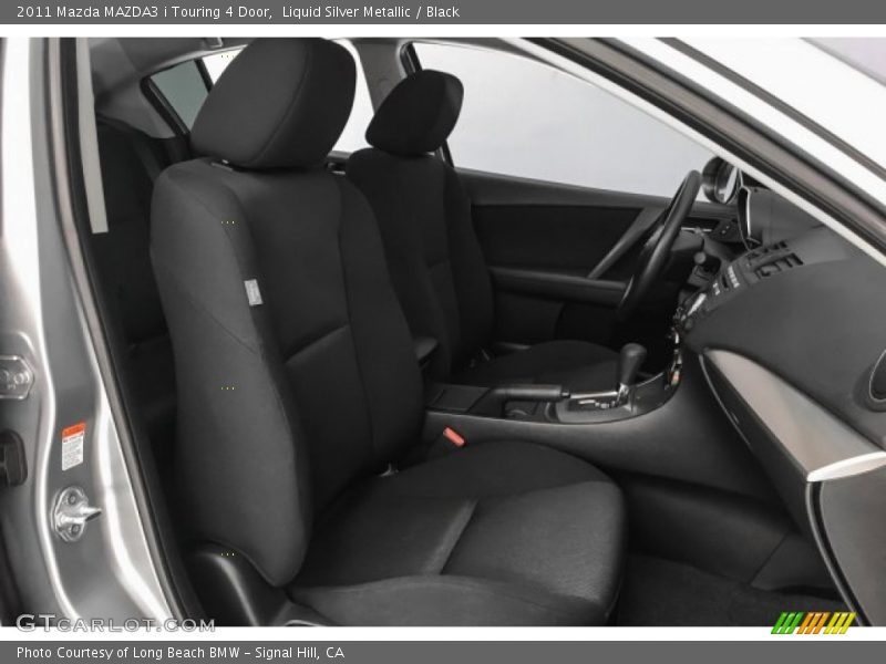 Liquid Silver Metallic / Black 2011 Mazda MAZDA3 i Touring 4 Door