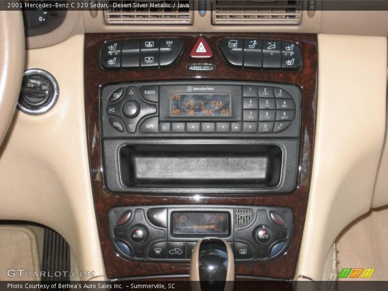 Desert Silver Metallic / Java 2001 Mercedes-Benz C 320 Sedan