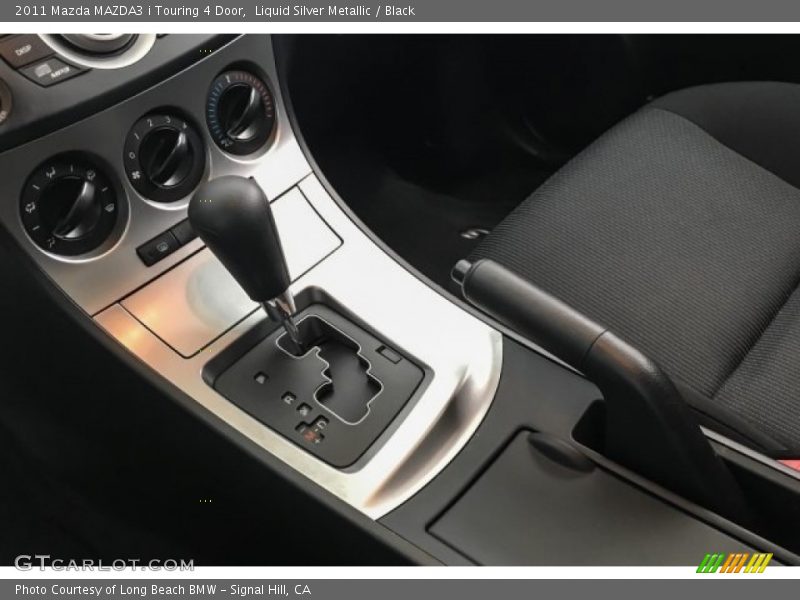 Liquid Silver Metallic / Black 2011 Mazda MAZDA3 i Touring 4 Door