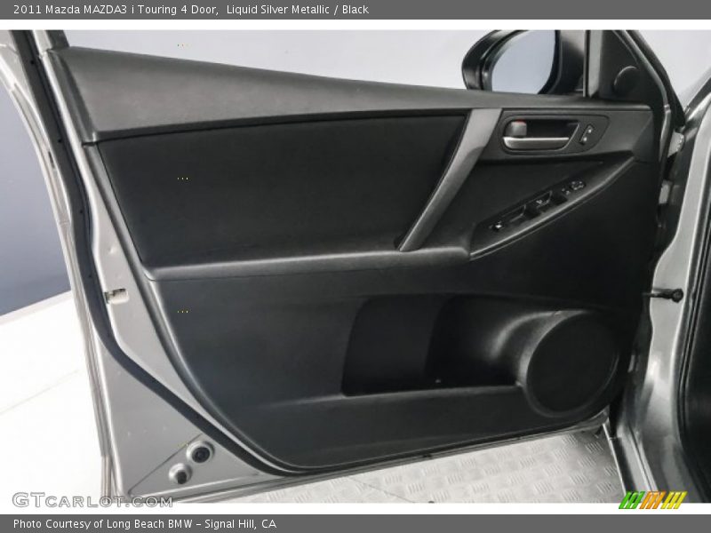 Liquid Silver Metallic / Black 2011 Mazda MAZDA3 i Touring 4 Door
