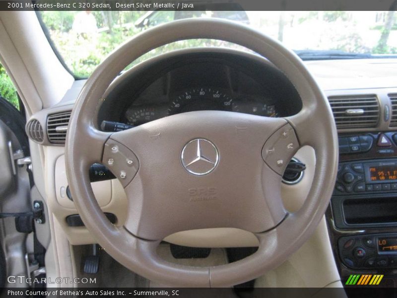 Desert Silver Metallic / Java 2001 Mercedes-Benz C 320 Sedan