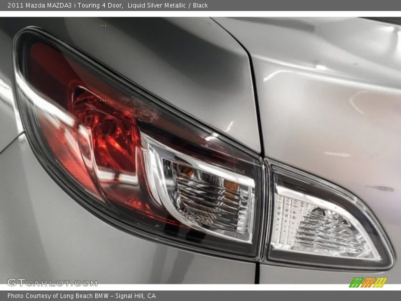 Liquid Silver Metallic / Black 2011 Mazda MAZDA3 i Touring 4 Door