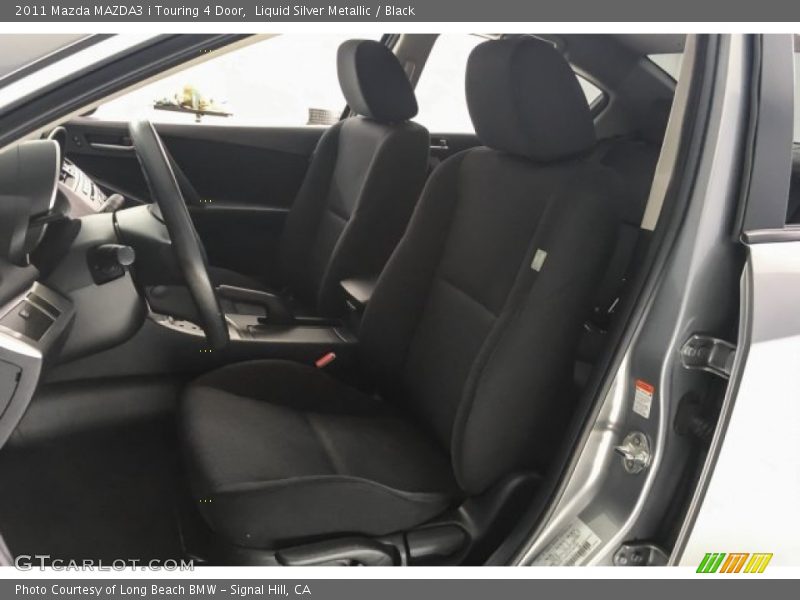 Liquid Silver Metallic / Black 2011 Mazda MAZDA3 i Touring 4 Door