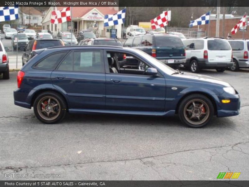Midnight Blue Mica / Off Black 2002 Mazda Protege 5 Wagon
