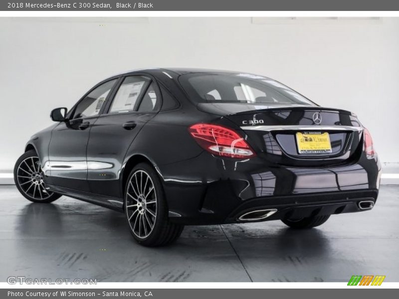 Black / Black 2018 Mercedes-Benz C 300 Sedan