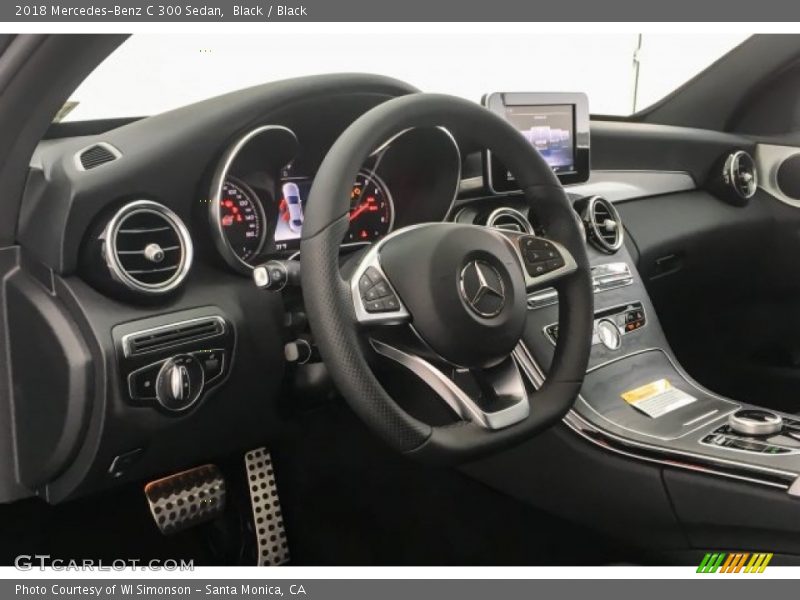 Black / Black 2018 Mercedes-Benz C 300 Sedan
