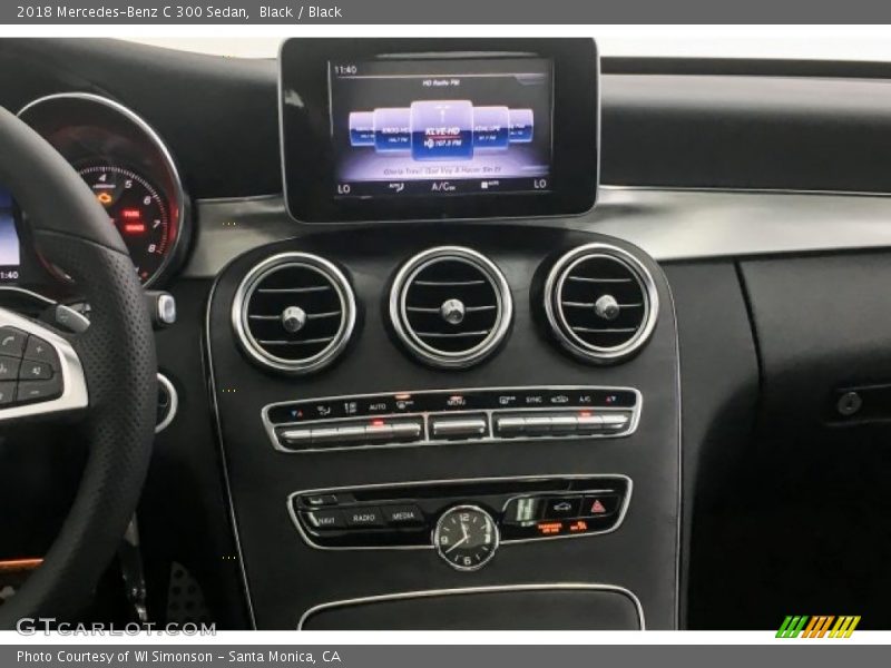 Black / Black 2018 Mercedes-Benz C 300 Sedan