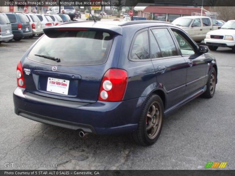 Midnight Blue Mica / Off Black 2002 Mazda Protege 5 Wagon