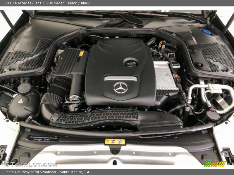 Black / Black 2018 Mercedes-Benz C 300 Sedan