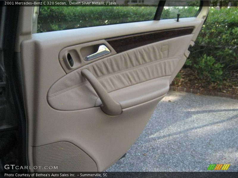 Desert Silver Metallic / Java 2001 Mercedes-Benz C 320 Sedan