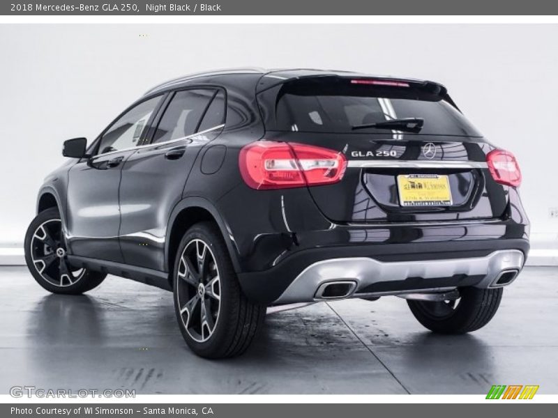 Night Black / Black 2018 Mercedes-Benz GLA 250