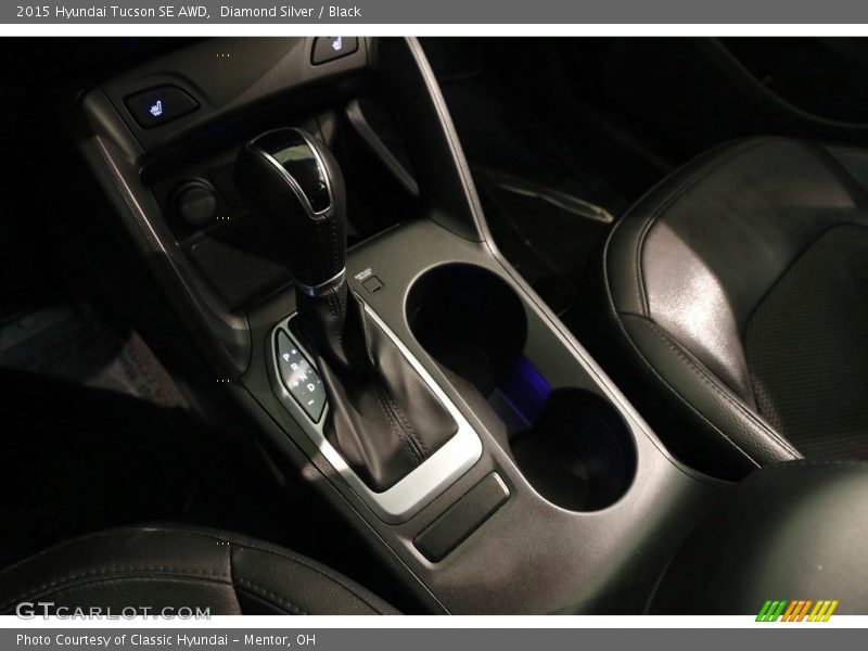 Diamond Silver / Black 2015 Hyundai Tucson SE AWD