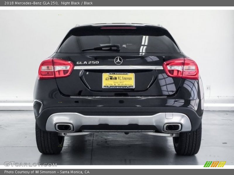 Night Black / Black 2018 Mercedes-Benz GLA 250