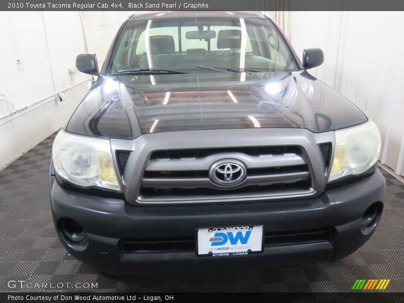 Black Sand Pearl / Graphite 2010 Toyota Tacoma Regular Cab 4x4