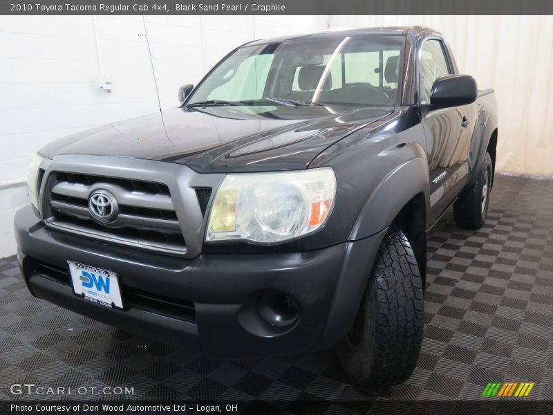 Black Sand Pearl / Graphite 2010 Toyota Tacoma Regular Cab 4x4