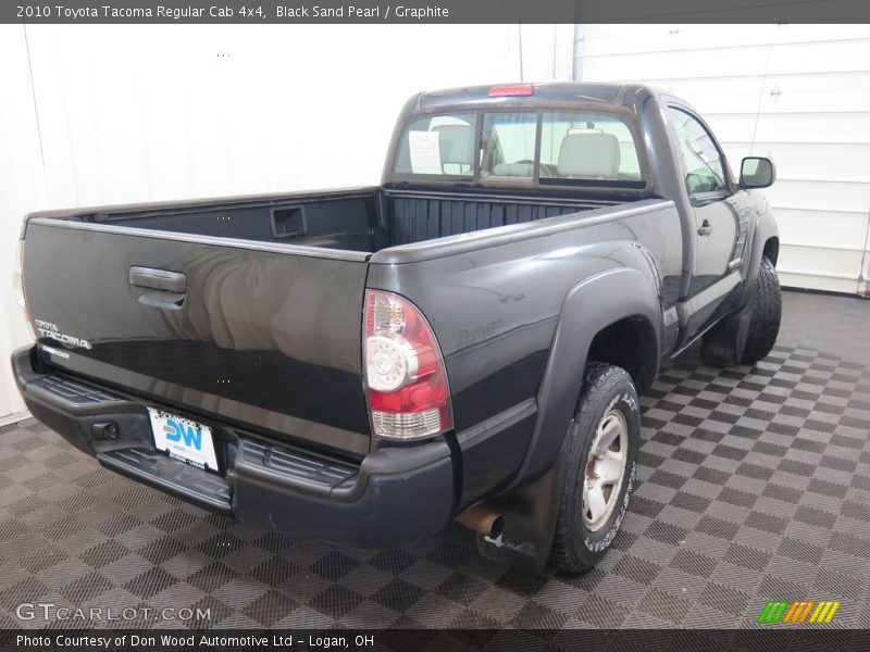 Black Sand Pearl / Graphite 2010 Toyota Tacoma Regular Cab 4x4