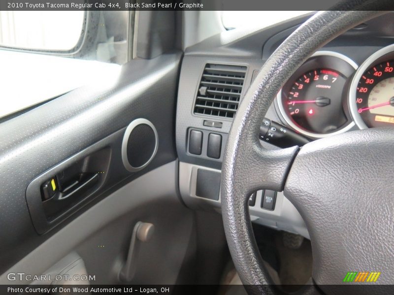 Black Sand Pearl / Graphite 2010 Toyota Tacoma Regular Cab 4x4