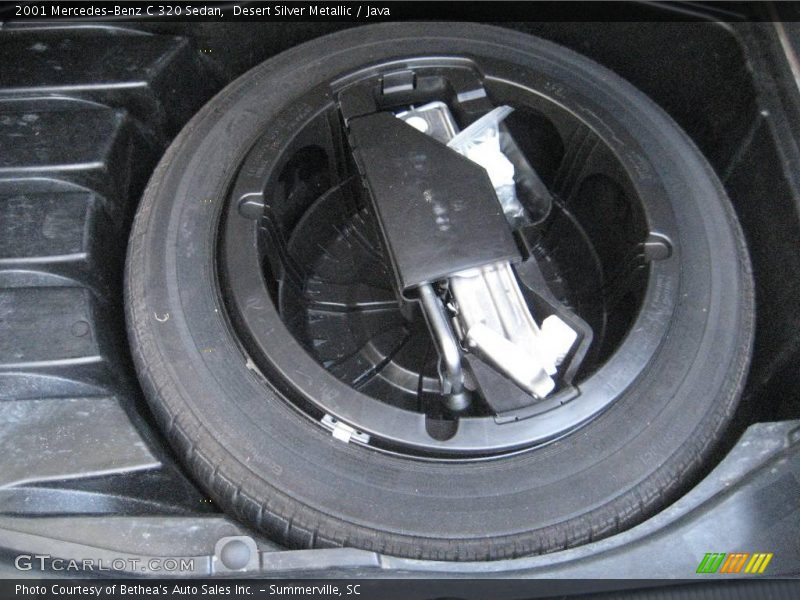 Desert Silver Metallic / Java 2001 Mercedes-Benz C 320 Sedan