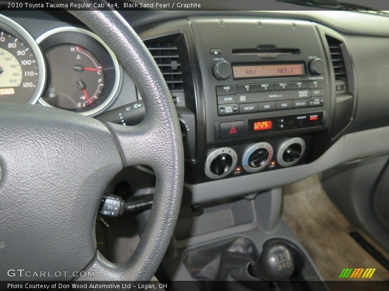 Black Sand Pearl / Graphite 2010 Toyota Tacoma Regular Cab 4x4