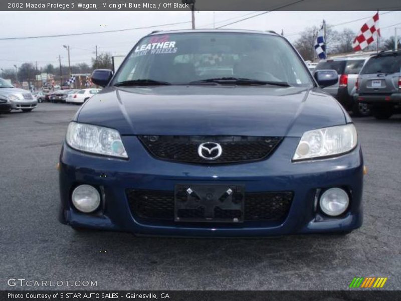 Midnight Blue Mica / Off Black 2002 Mazda Protege 5 Wagon