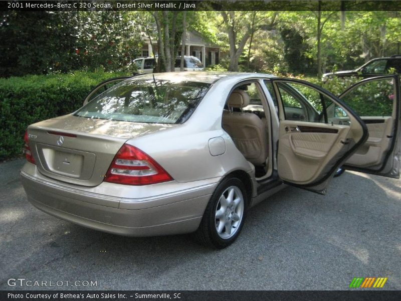 Desert Silver Metallic / Java 2001 Mercedes-Benz C 320 Sedan