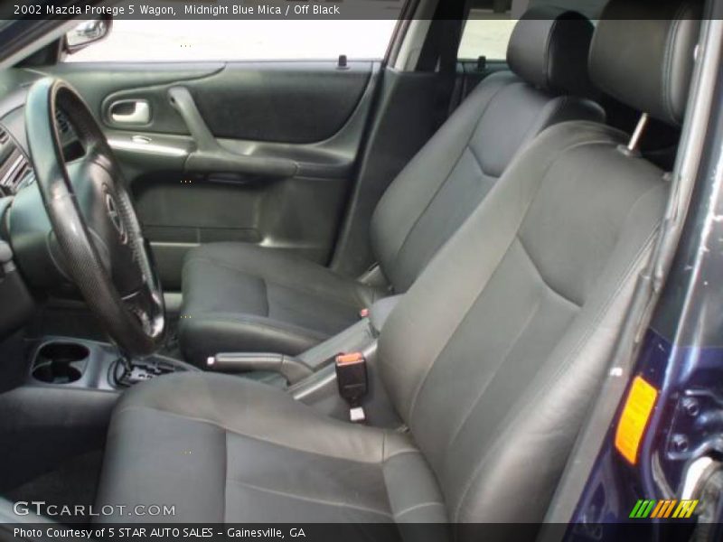 Midnight Blue Mica / Off Black 2002 Mazda Protege 5 Wagon