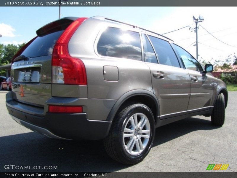 Oyster Gray Metallic / Soft Beige 2010 Volvo XC90 3.2