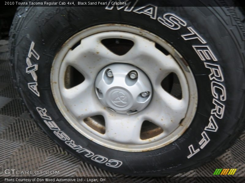 Black Sand Pearl / Graphite 2010 Toyota Tacoma Regular Cab 4x4
