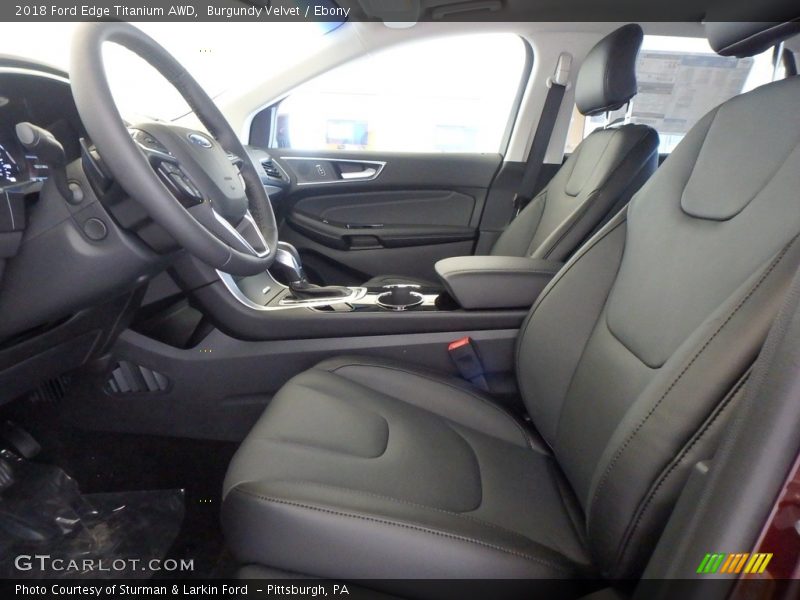 Burgundy Velvet / Ebony 2018 Ford Edge Titanium AWD