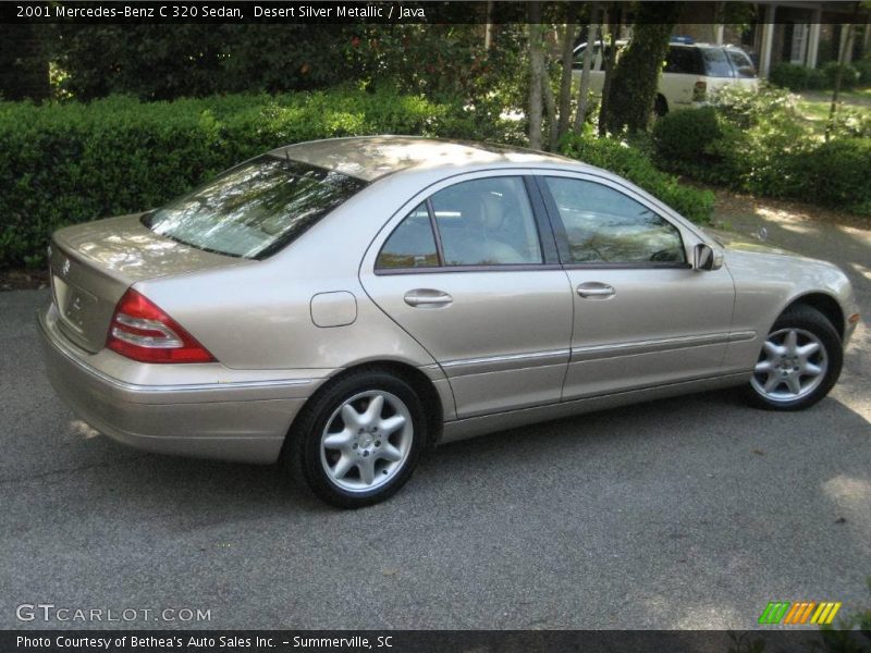 Desert Silver Metallic / Java 2001 Mercedes-Benz C 320 Sedan