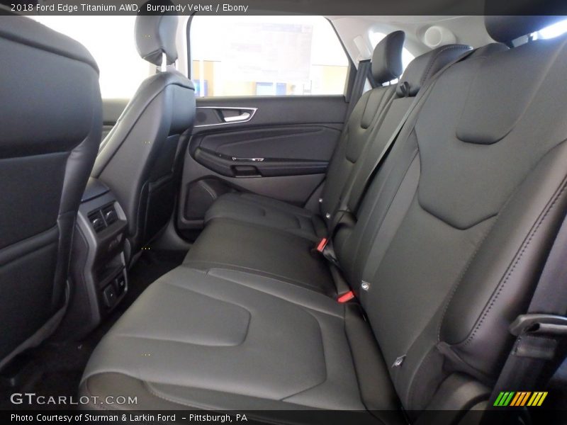 Burgundy Velvet / Ebony 2018 Ford Edge Titanium AWD