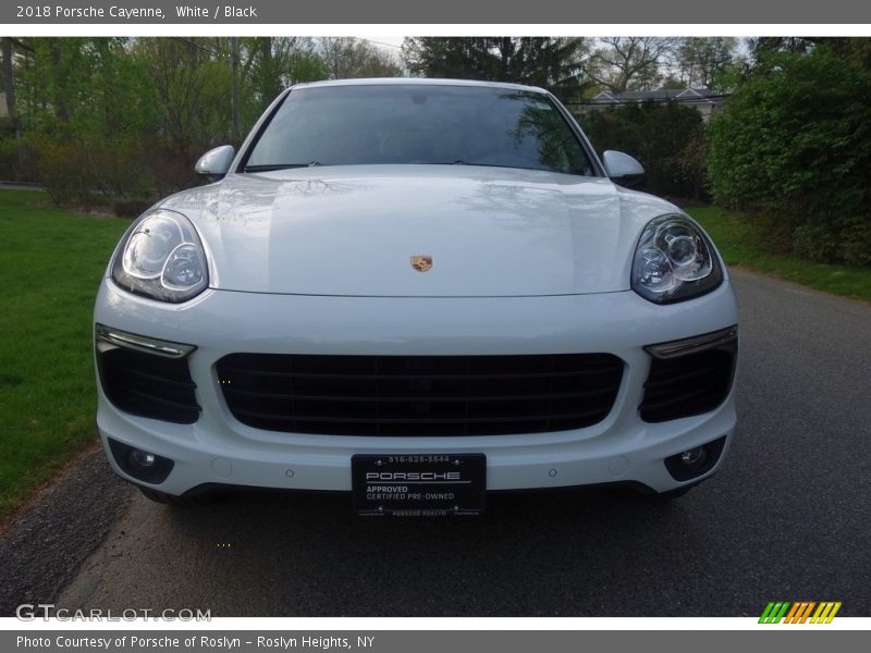 White / Black 2018 Porsche Cayenne