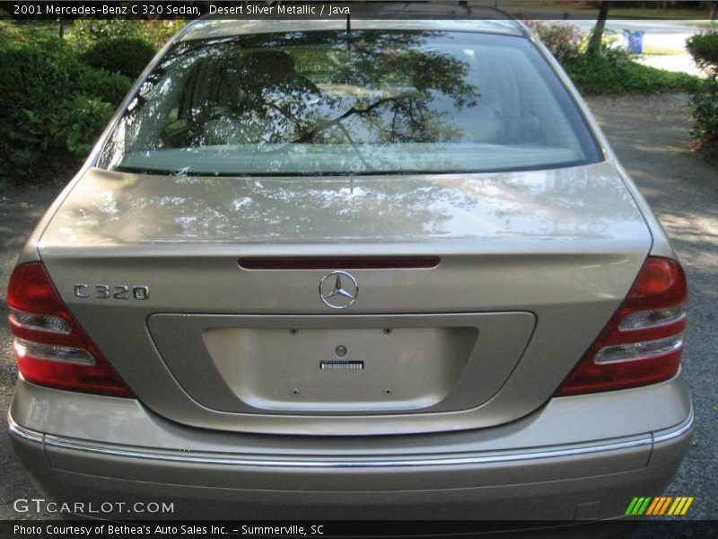 Desert Silver Metallic / Java 2001 Mercedes-Benz C 320 Sedan