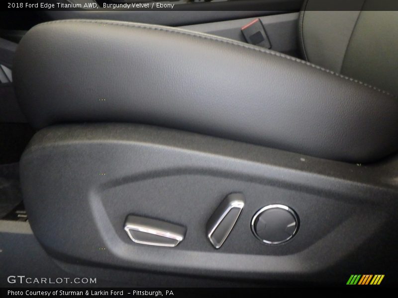 Burgundy Velvet / Ebony 2018 Ford Edge Titanium AWD